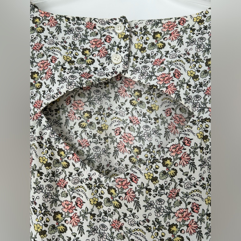 Loft Floral Peplum Blouse - Picture 3 of 6